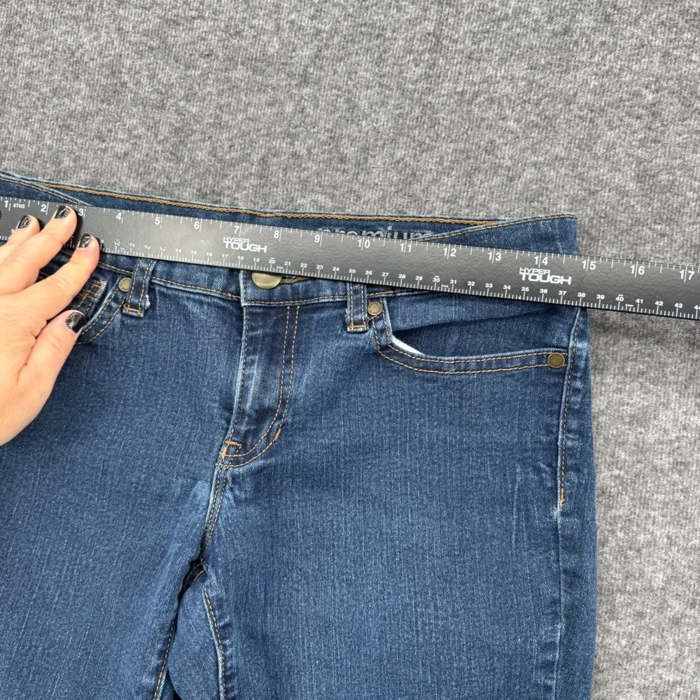 Gap Premium Long and Lean Medium Wash Flare Denim Jeans Womens 4/27R Long
